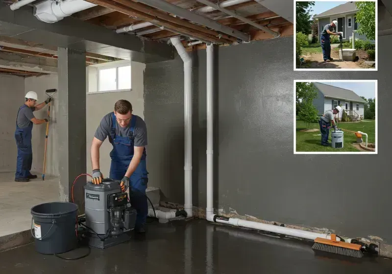 Basement Waterproofing and Flood Prevention process in Lena, IL